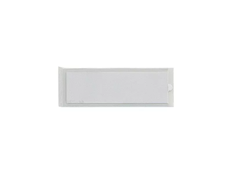 Porta Etichette Adesive Ies B1 Sei Rota - Con Etichetta - 16x63 mm - 320321 (Trasparente Conf. 10) Porta Etichette Adesive Ies B1 Sei Rota - Con Etichetta - 16x63 mm - 320321 (Trasparente Conf. 10)