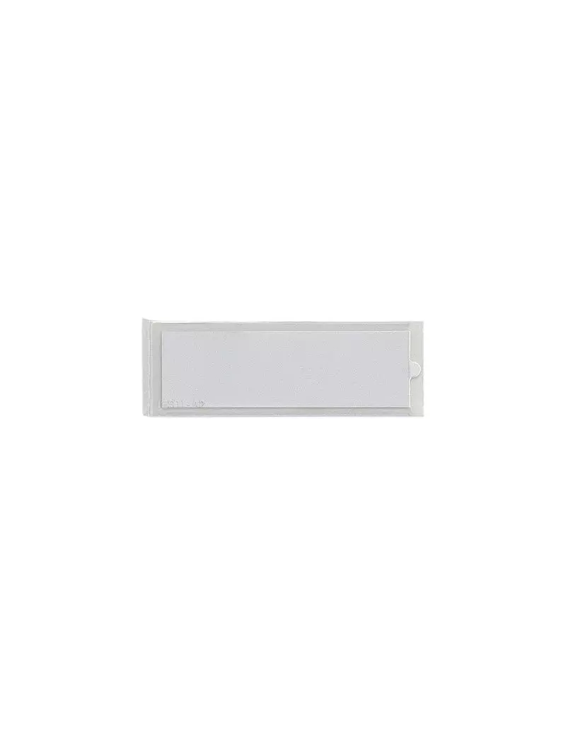 Porta Etichette Adesive Ies B1 Sei Rota - Con Etichetta - 24x63 mm - 320321 (Trasparente Conf. 10) Porta Etichette Adesive Ies B1 Sei Rota - Con Etichetta - 24x63 mm - 320321 (Trasparente Conf. 10)