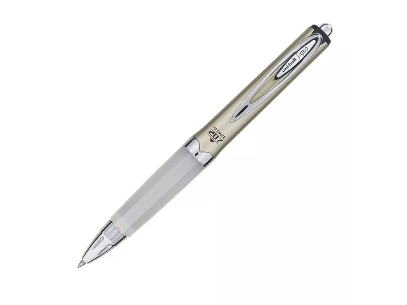 Penna Gel a Scatto Signo 207 Premier Uni-Ball - 0,7 mm - M UM207G 04 (Oro) Penna Gel a Scatto Signo 207 Premier Uni-Ball - 0,7 mm - M UM207G 04 (Oro)