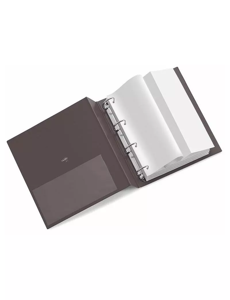 Raccoglitore Stelvio Sei Rota - A4 - 2 Anelli Tondi Ø25 mm - Dorso 3 cm - 35254210 (Nero) Raccoglitore Stelvio Sei Rota - A4 - 2 Anelli Tondi Ø25 mm - Dorso 3 cm - 35254210 (Nero)