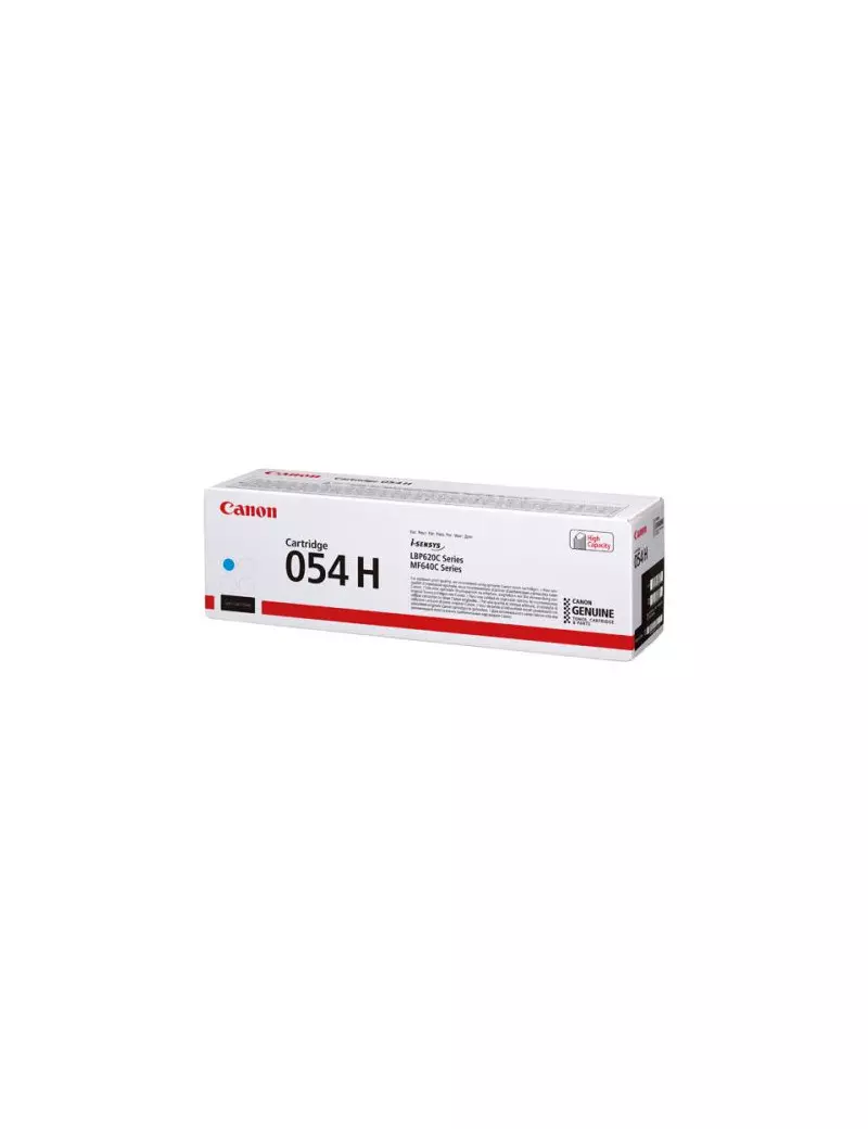 Toner Originale Canon 054 hc 3027C002 (Ciano 2300 pagine) Toner Originale Canon 054 hc 3027C002 (Ciano 2300 pagine)