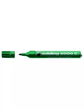 Marcatore Permanente 2000C Edding - Punta Tonda - 1,5-3 mm - E-2000C004 (Verde Conf. 10)