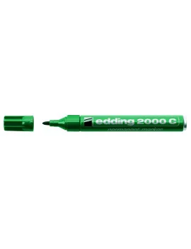 Marcatore Permanente 2000C Edding - Punta Tonda - 1,5-3 mm - E-2000C 004 (Verde Conf. 10)