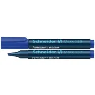 Marcatore Permanente Maxx 133 Schneider - Punta Scalpello - 1-4 mm - P113303 (Blu Conf. 10)