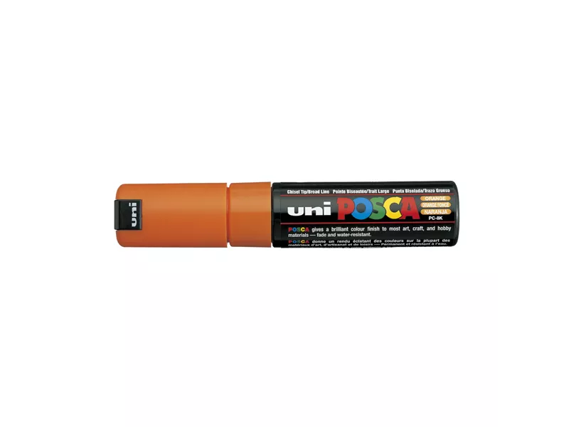 Marcatore a Tempera Uni Posca PC8K Uni-Ball - Punta Scalpello - 8 mm - M PC8K AR (Arancione) Marcatore a Tempera Uni Posca PC8K Uni-Ball - Punta Scalpello - 8 mm - M PC8K AR (Arancione)