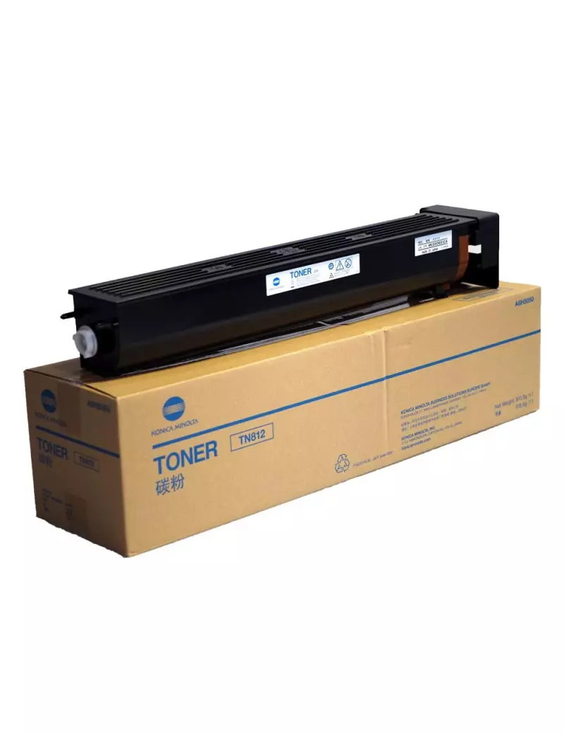 Toner Originale Konica Minolta TN812K A8H5050 (Nero 40800 pagine)