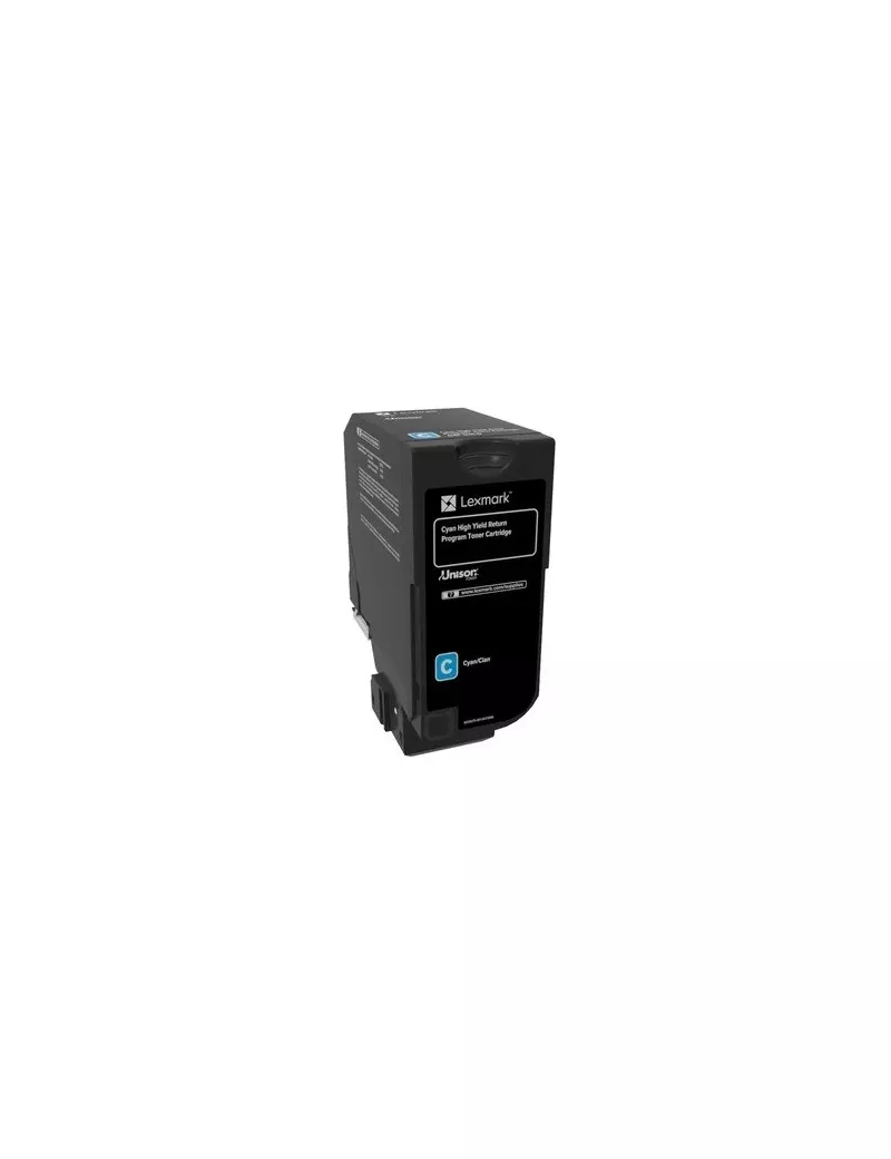 Toner Originale Lexmark 84C2HC0 (Ciano 16000 pagine) Toner Originale Lexmark 84C2HC0 (Ciano 16000 pagine)