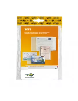 Busta a Sacco PP Soft Sei Rota - 11x21 cm - 650012 (Trasparente Conf. 10)