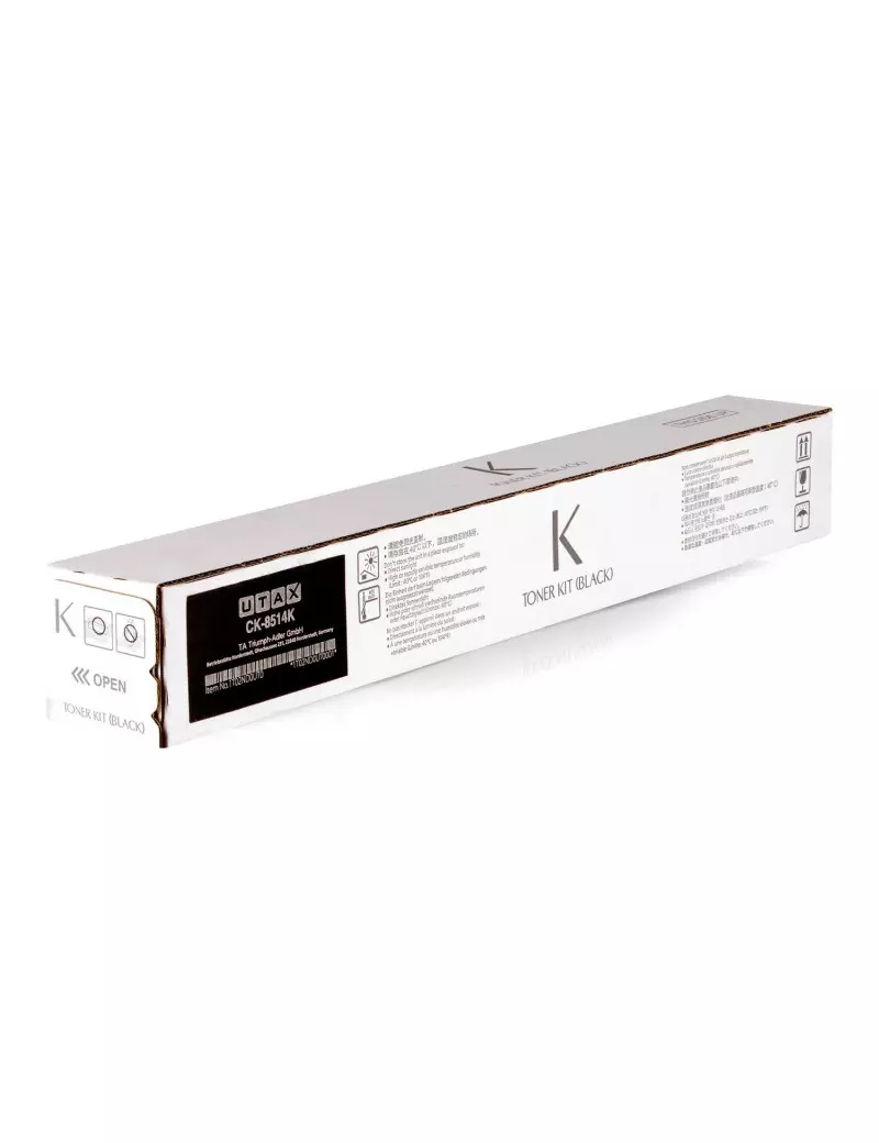 Toner Originale Utax CK-8514K 1T02ND0UT0 (Nero 30000 pagine) Toner Originale Utax CK-8514K 1T02ND0UT0 (Nero 30000 pagine)
