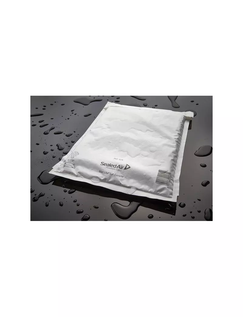 Busta Imbottita a Bolle d'Aria Mail Lite Tuff Extreme Sealed Air - 25,5x38 cm - 103027471 (Bianco Conf. 100) Busta Imbottita a Bolle d'Aria Mail Lite Tuff Extreme Sealed Air - 25,5x38 cm - 103027471 (Bianco Conf. 100)