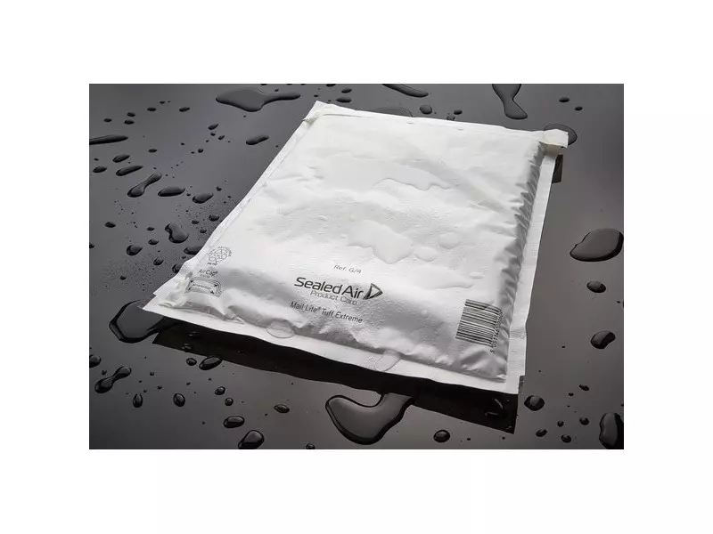Busta Imbottita a Bolle d'Aria Mail Lite Tuff Extreme Sealed Air - 25,5x38 cm - 103027471 (Bianco Conf. 100) Busta Imbottita a Bolle d'Aria Mail Lite Tuff Extreme Sealed Air - 25,5x38 cm - 103027471 (Bianco Conf. 100)