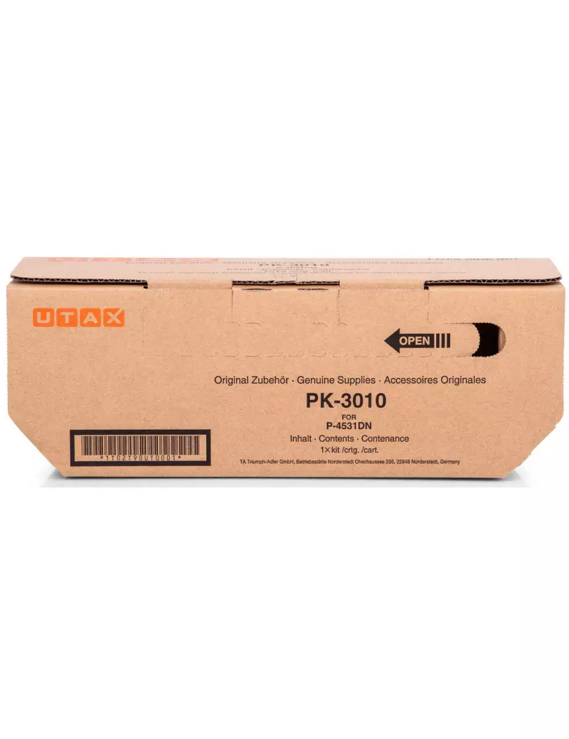 Toner Originale Utax PK-3013 1T02V30UT0 (Nero 14500 pagine) Toner Originale Utax PK-3013 1T02V30UT0 (Nero 14500 pagine)