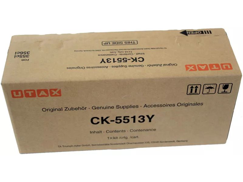 Toner Originale Utax CK-5513Y 1T02VMAUT0 (Giallo 6000 pagine)