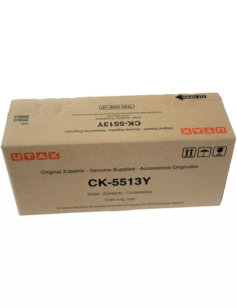 Toner Originale Utax CK-5513Y 1T02VMAUT0 (Giallo 6000 pagine) Toner Originale Utax CK-5513Y 1T02VMAUT0 (Giallo 6000 pagine)
