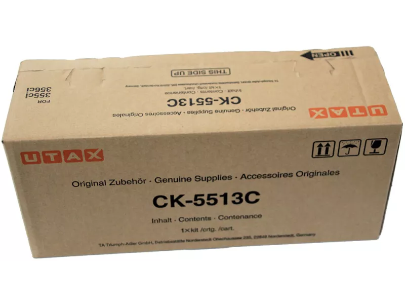 Toner Originale Utax CK-5513C 1T02VMCUT0 (Ciano 6000 pagine)