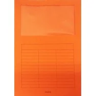 Cartellina in Cartoncino Signo Favini - con Finestra - 22x31 cm - 140 g - A51E124 (Arancio Conf. 10)