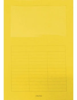 Cartellina in Cartoncino Signo Favini - con Finestra - 22x31 cm - 140 g - A51B124 (Giallo Sole Conf. 10)