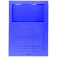 Cartellina in Cartoncino Signo Favini - con Finestra - 22x31 cm - 140 g - A51G124 (Azzurro Conf. 10)