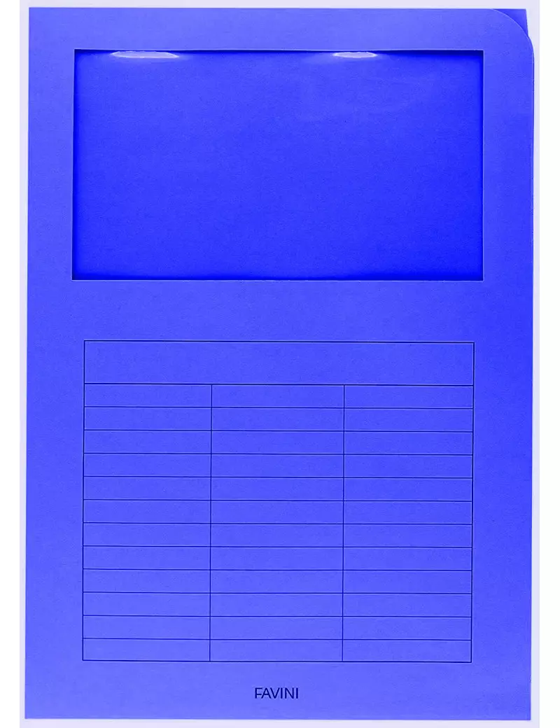 Cartellina in Cartoncino Signo Favini - con Finestra - 22x31 cm - 140 g - A51G124 (Azzurro Conf. 10) Cartellina in Cartoncino Signo Favini - con Finestra - 22x31 cm - 140 g - A51G124 (Azzurro Conf. 10)
