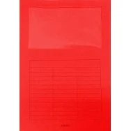 Cartellina in Cartoncino Signo Favini - con Finestra - 22x31 cm - 140 g - A51C124 (Rosso Scarlatto Conf. 10)