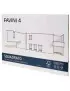 Album da Disegno Favini 4 - 33x48 cm - Liscio Riquadrato - 220 g - A167503 (Bianco)