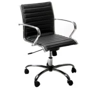 Sedia Direzionale Pollux New Unisit - Pelle - PND/PN (Nero)