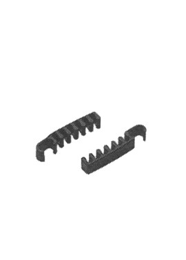 Ganci Regolabili per Unione Sedie Dado Unisit - ACCAG315R (Nero Conf. 2)