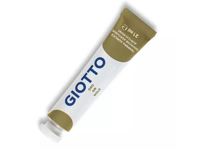 Tempera Acrilica Giotto - 21 ml - 357400 (Argento Conf. 6)