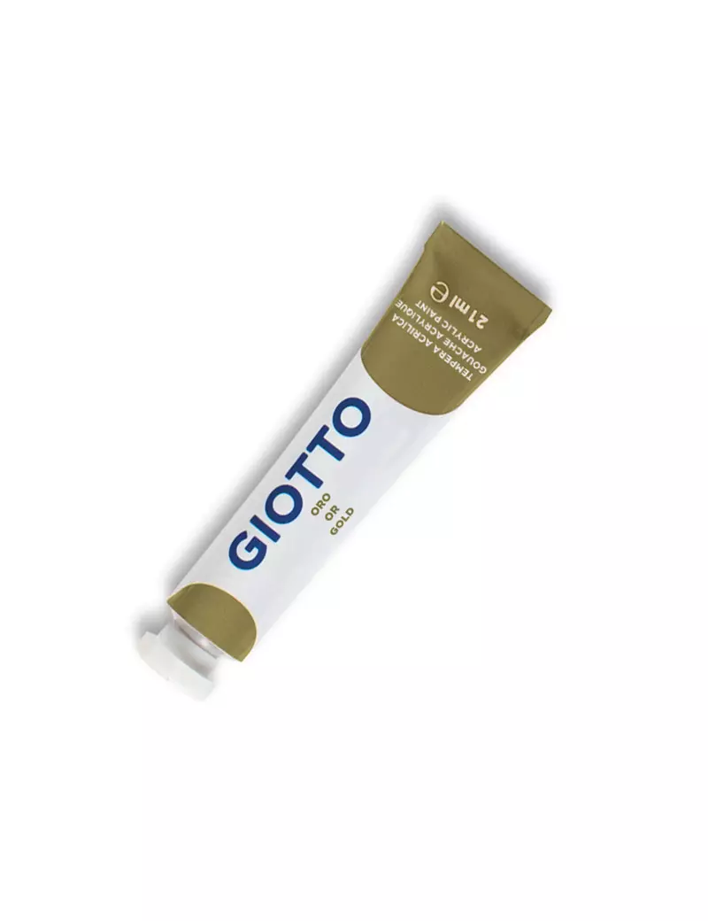 Tempera Acrilica Giotto - 21 ml - 357400 (Argento Conf. 6)