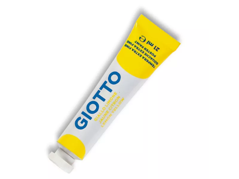 Tempera Acrilica Giotto - 21 ml - 355003 (Giallo Limone Conf. 6)