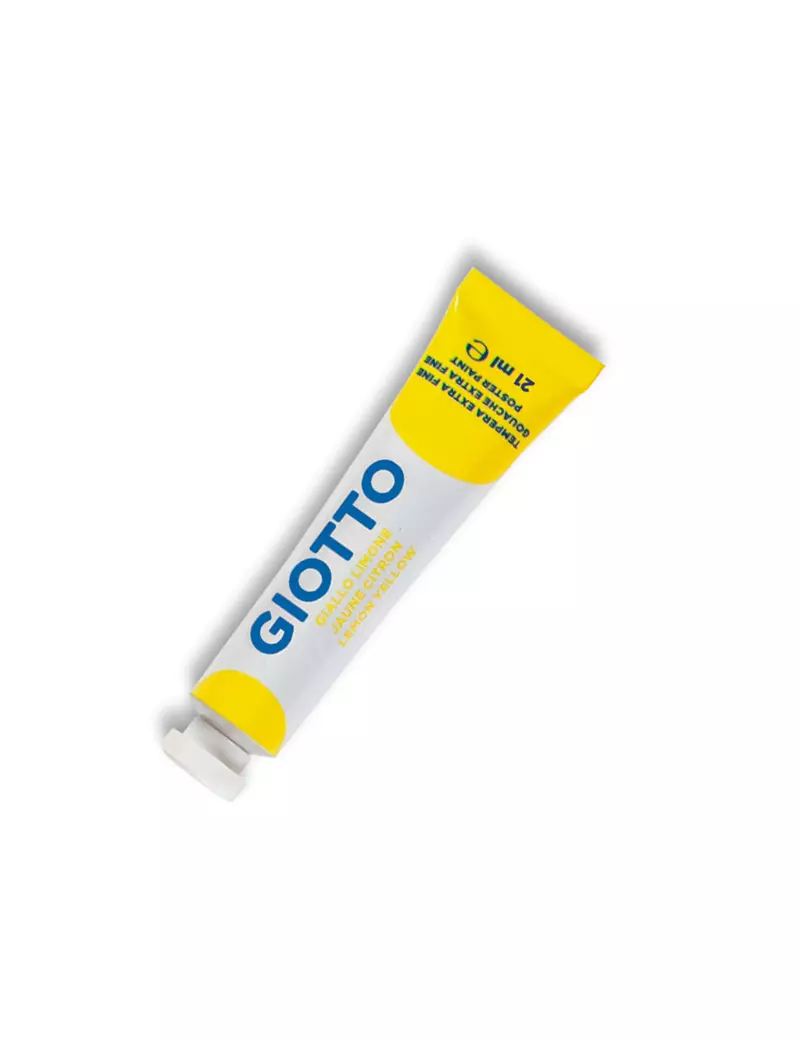 Tempera Acrilica Giotto - 21 ml - 355003 (Giallo Limone Conf. 6)