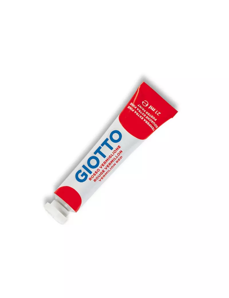 Tempera Acrilica Giotto - 21 ml - 355007 (Rosso Vermiglione Conf. 6)