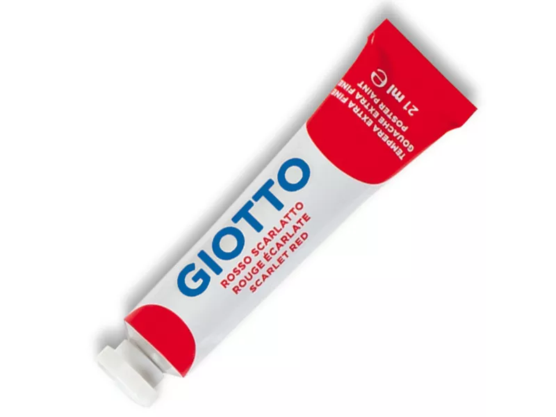 Tempera Acrilica Giotto - 21 ml - 355008 (Rosso Scarlatto Conf. 6) Tempera Acrilica Giotto - 21 ml - 355008 (Rosso Scarlatto Conf. 6)