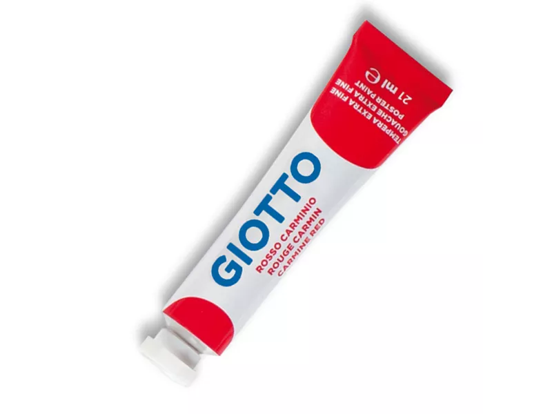 Tempera Acrilica Giotto - 21 ml - 355009 (Rosso Carminio Conf. 6)