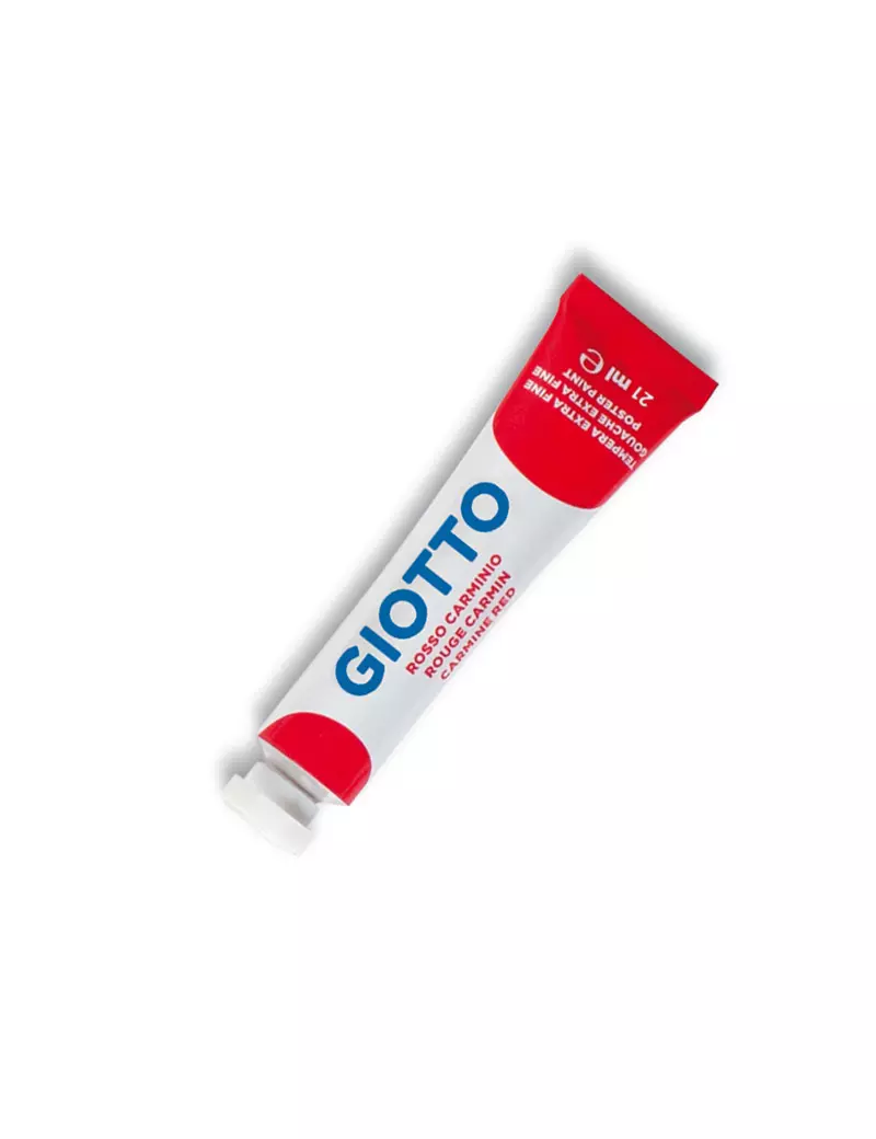 Tempera Acrilica Giotto - 21 ml - 355009 (Rosso Carminio Conf. 6)