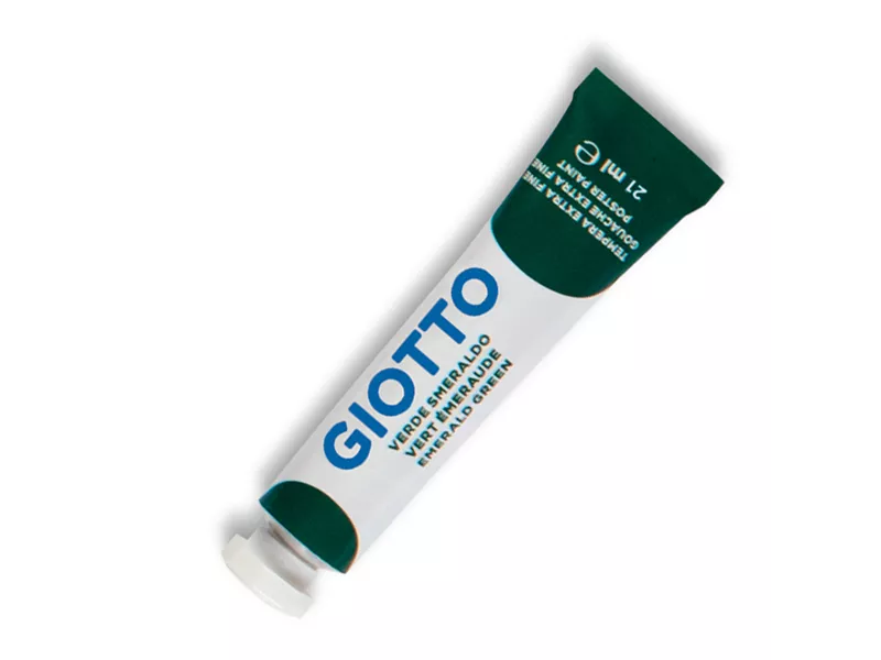 Tempera Acrilica Giotto - 21 ml - 355014 (Verde Smeraldo Conf. 6) Tempera Acrilica Giotto - 21 ml - 355014 (Verde Smeraldo Conf. 6)