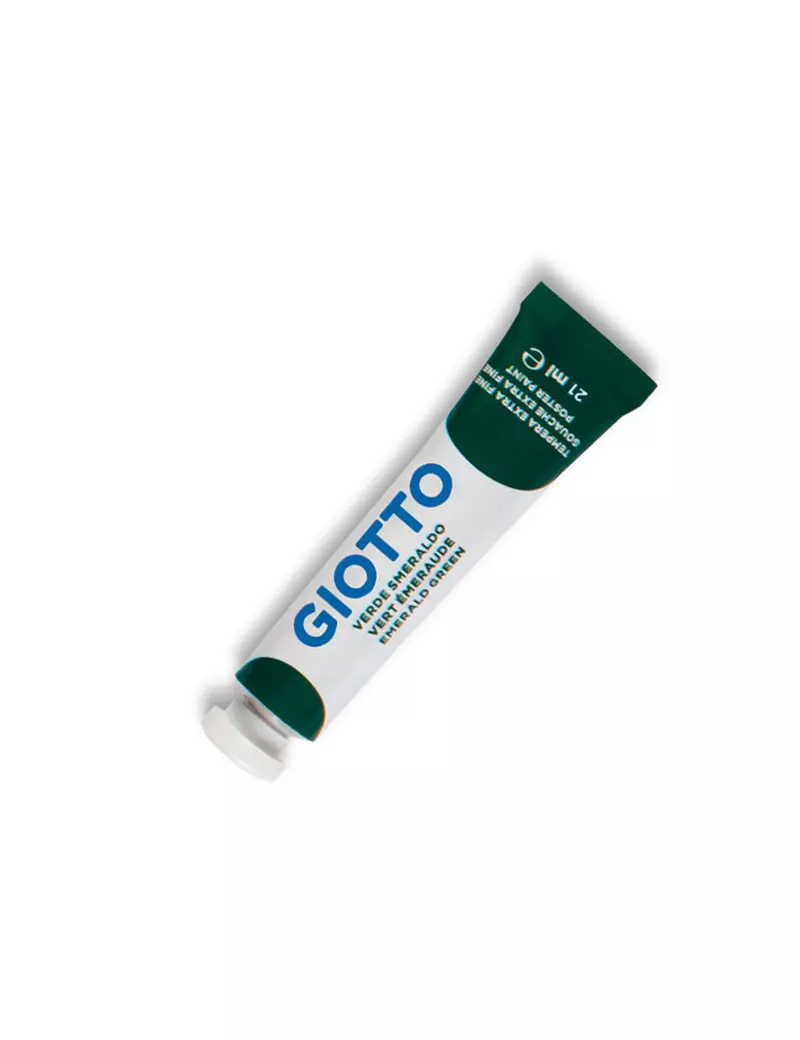 Tempera Acrilica Giotto - 21 ml - 355014 (Verde Smeraldo Conf. 6)