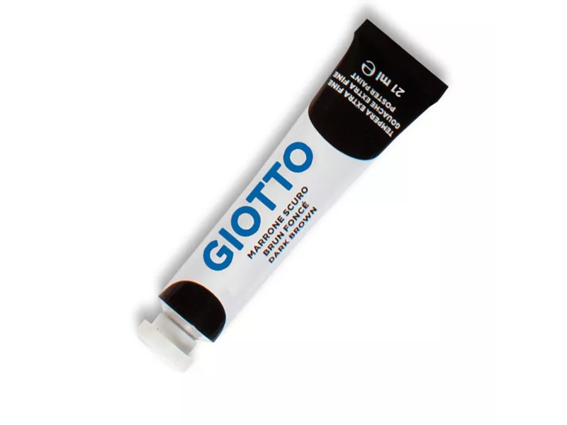 Tempera Acrilica Giotto - 21 ml - 355023 (Marrone Scuro Conf. 6)