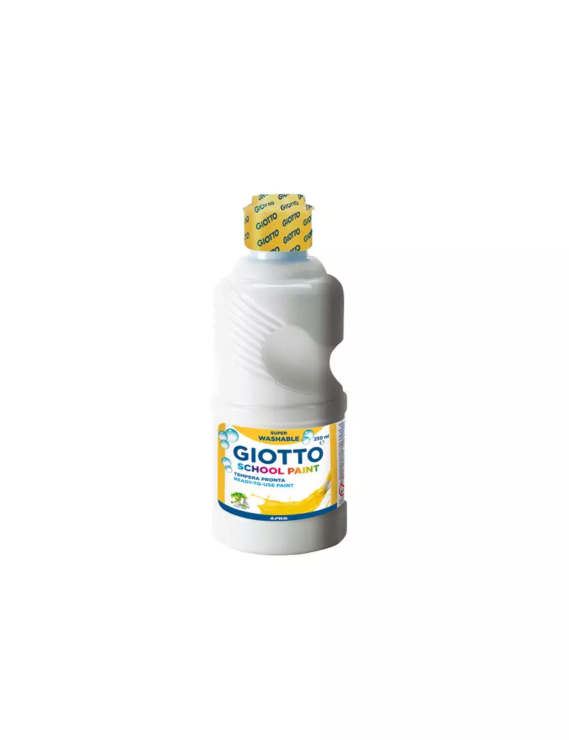 Tempera Pronta Giotto - 250 ml - 530801 (Bianco)