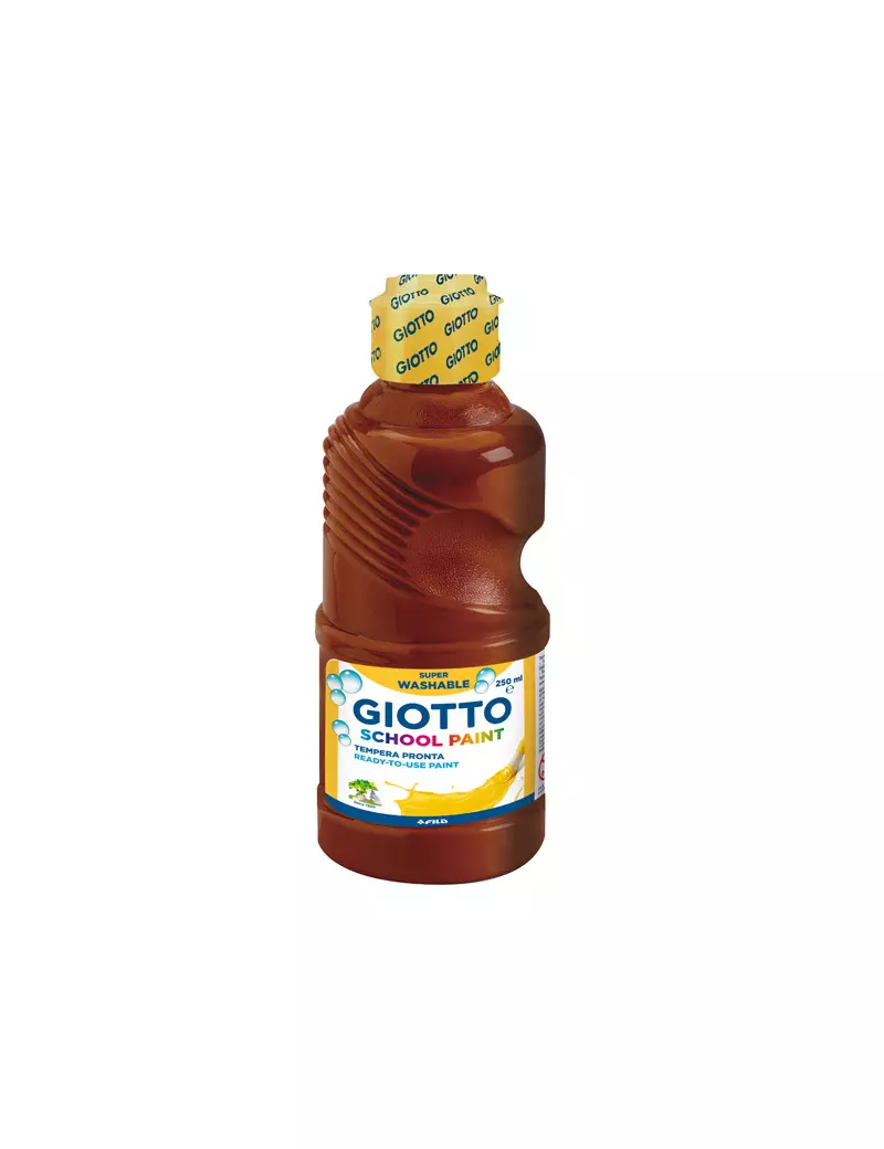Tempera Pronta Giotto - 250 ml - 530828 (Marrone)