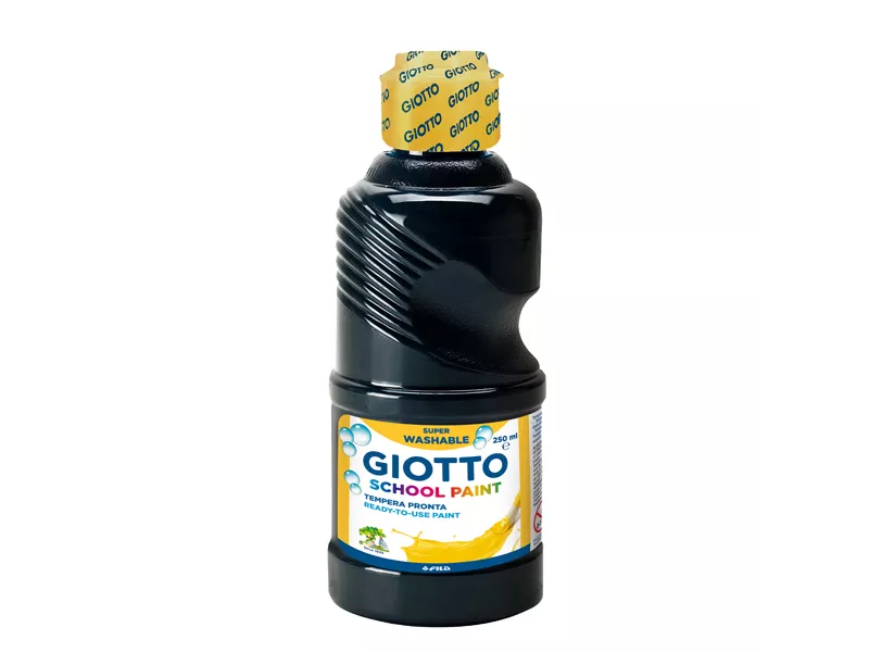 Tempera Pronta Giotto - 250 ml - 530824 (Nero)