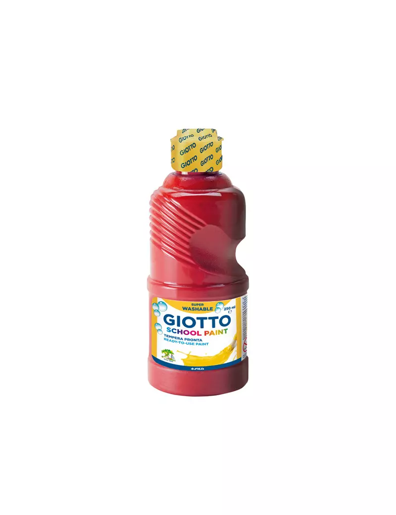 Tempera Pronta Giotto - 250 ml - 530808 (Rosso)