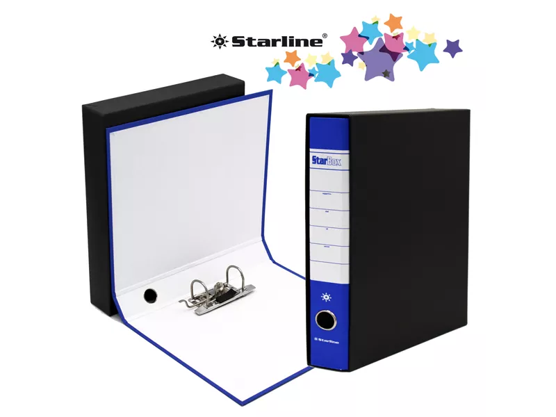 Registratore Starbox Starline - Commerciale - Dorso 5 - 28,5x31,5 cm (Blu)