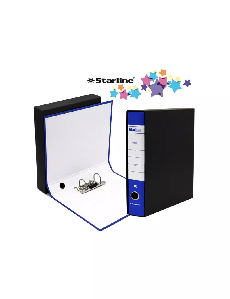 Registratore Starbox Starline - Commerciale - Dorso 5 - 28,5x31,5 cm (Blu) Registratore Starbox Starline - Commerciale - Dorso 5 - 28,5x31,5 cm (Blu)