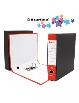 Registratore Starbox Starline - Commerciale - Dorso 5 - 28,5x31,5 cm (Rosso)