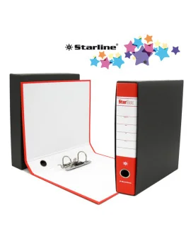 Registratore Starbox Starline - Commerciale - Dorso 5 - 28,5x31,5 cm (Rosso)
