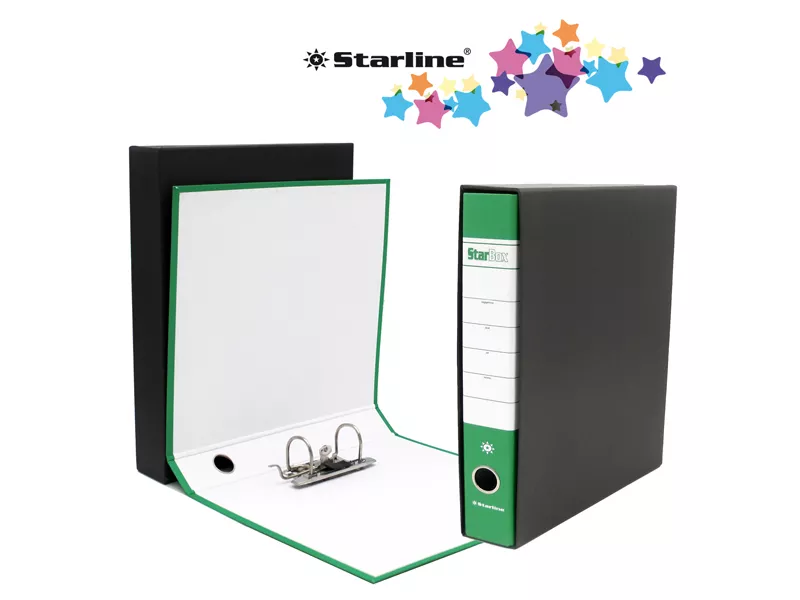 Registratore Starbox Starline - Commerciale - Dorso 5 - 28,5x31,5 cm (Verde)