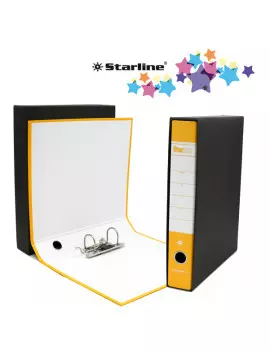 Registratore Starbox Starline - Commerciale - Dorso 5 - 28,5x31,5 cm (Giallo)