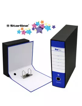 Registratore Starbox Starline - Commerciale - Dorso 8 - 28,5x31,5 cm (Blu)