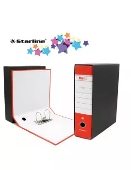 Registratore Starbox Starline - Commerciale - Dorso 8 - 28,5x31,5 cm (Rosso)